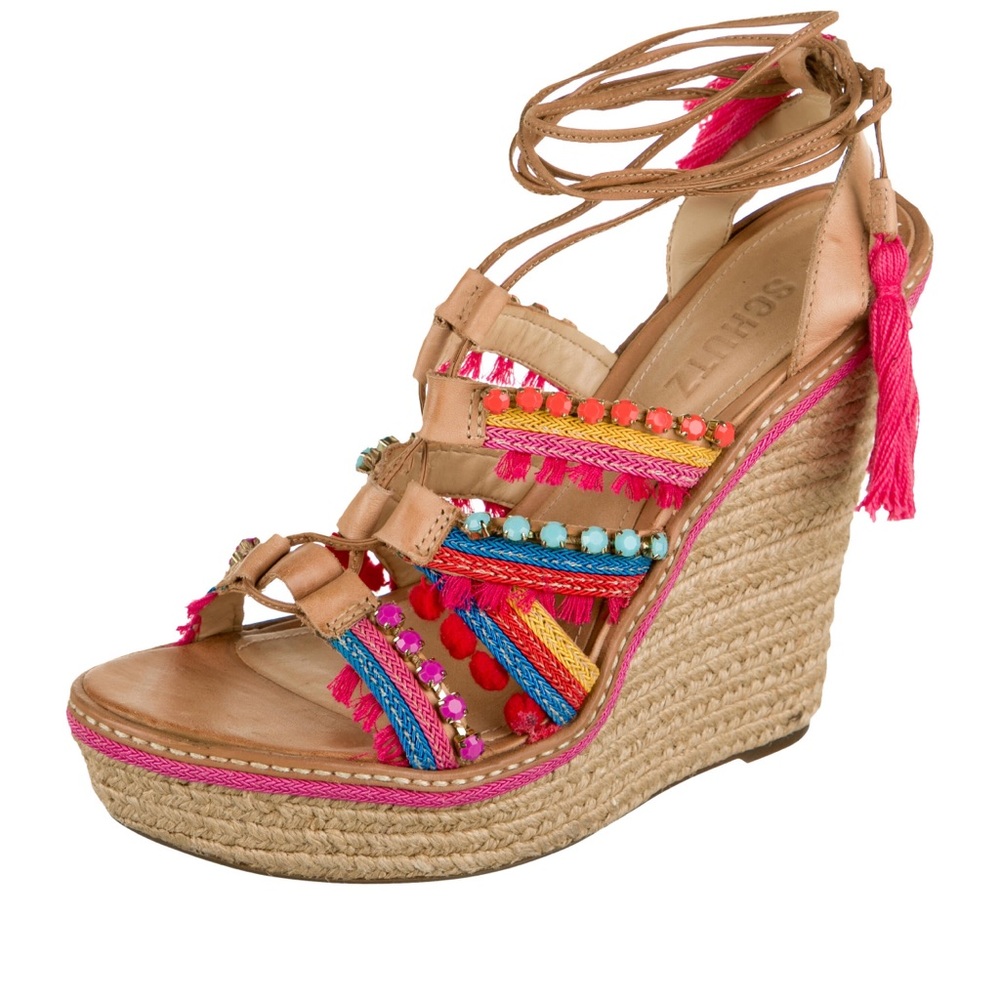 Schutz Embellished Espadrille